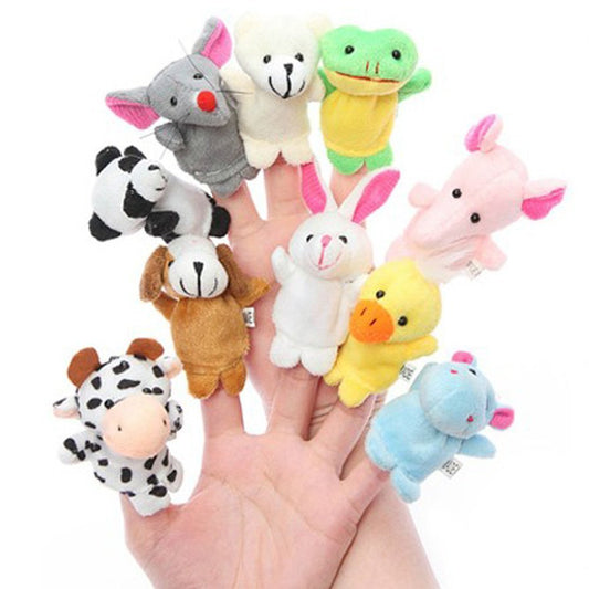 Haven Tales Animal Finger Puppets Set of 10